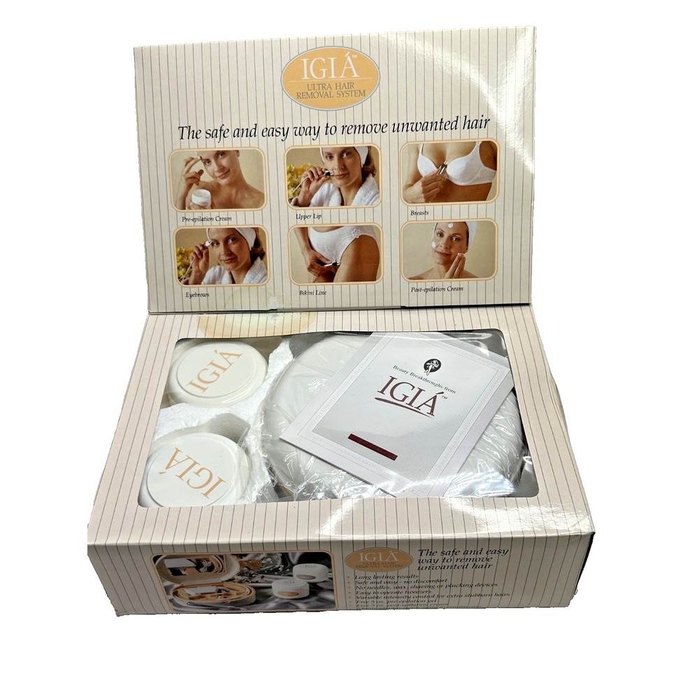 NEW IGIA Electrolysis Device Ultra Hair Removal System In Original Box